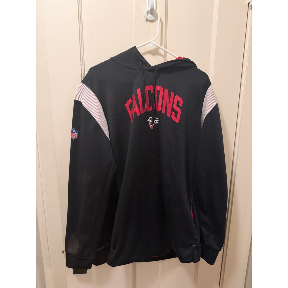 Nike Atlanta Falcons NFL On-Field Therma-FIT Hoodie Mens 3XL Black Sweatshirt